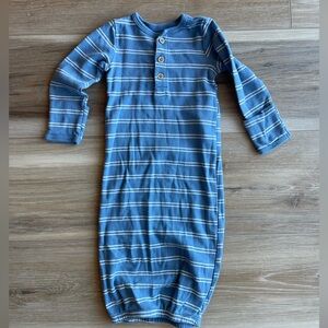 Carter's Blue Striped Gown